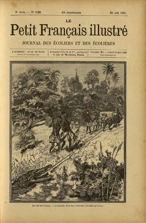 Le Petit Français illustré, le journal des écoliers et des écolières vers 1900.